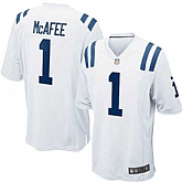 Nike Men & Women & Youth Colts #1 Pat McAfee White Team Color Game Jersey,baseball caps,new era cap wholesale,wholesale hats